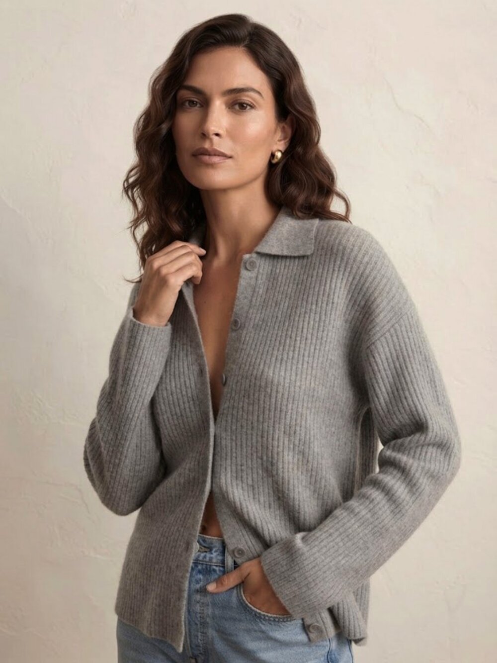 Reformation Fantino Cashmere Cardigan Sweater XL